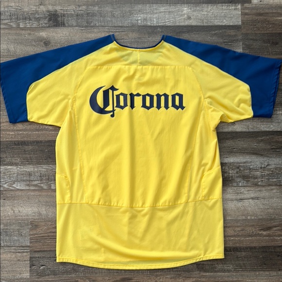 Club América Nike Yellow and Blue Soccer Jersey - Picture 4 of 4
